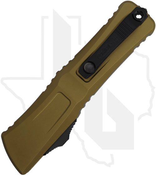 Microtech Gen III Combat Troodon 1144-1OD - Tanto Edge, Black, OD Green Aluminum