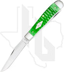 W.R. Case Trapper 11440 - Bright Green Bone, Gator Jig (6254 SS)
