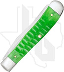 W.R. Case Trapper 11440 - Bright Green Bone, Gator Jig (6254 SS)