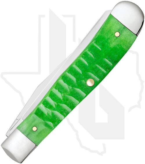 W.R. Case Trapper 11440 - Bright Green Bone, Gator Jig (6254 SS)