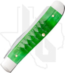 W.R. Case Mini Trapper 11441 - Bright Green Bone, Gator Jig (6207 SS)