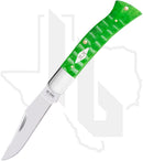 W.R. Case Axe Handle 11445 - Bright Green Bone, Gator Jig (BR61135 SS)