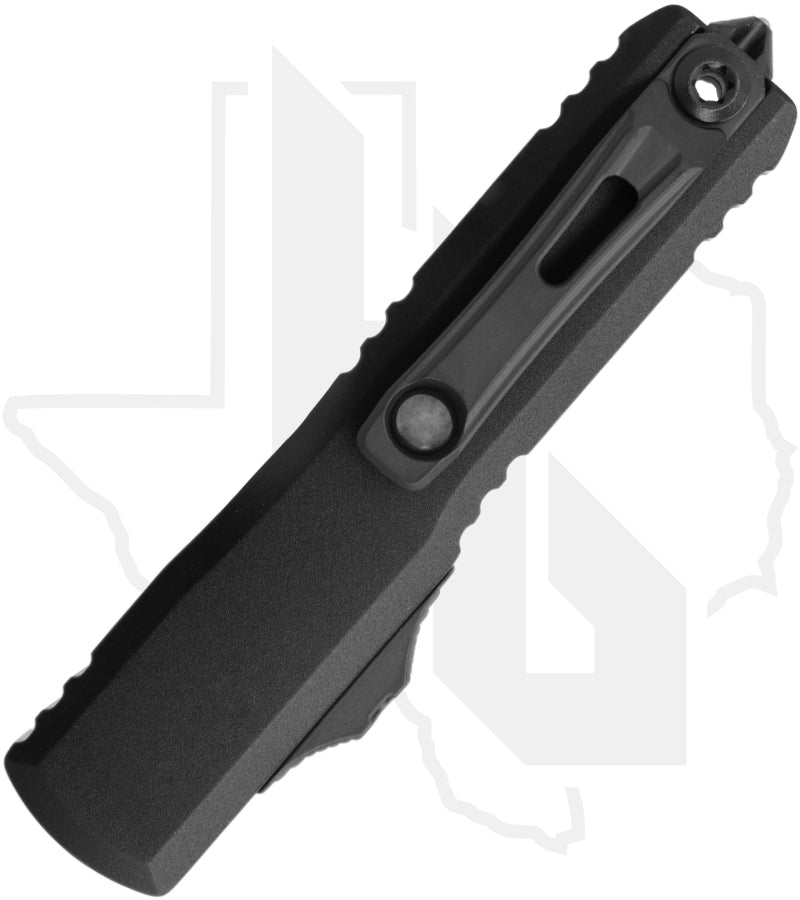 Microtech Gen IV UTX-70 11474-3T - Double Edge, Black, Black Aluminum