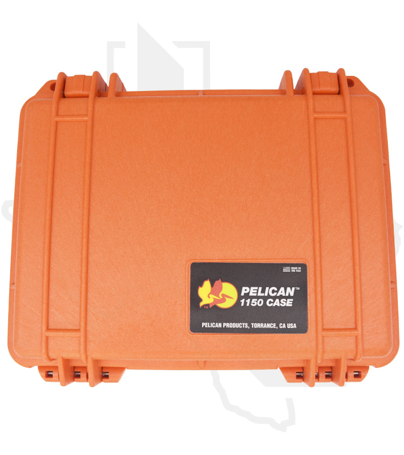 Nalpak Pelican Case 1150 1150-ORG-GRY - Orange w/ Gray Foam