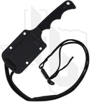 Smith & Wesson H.R.T Cleaver Neck Knife 1193153 - Black G-10, Titanium Nitride