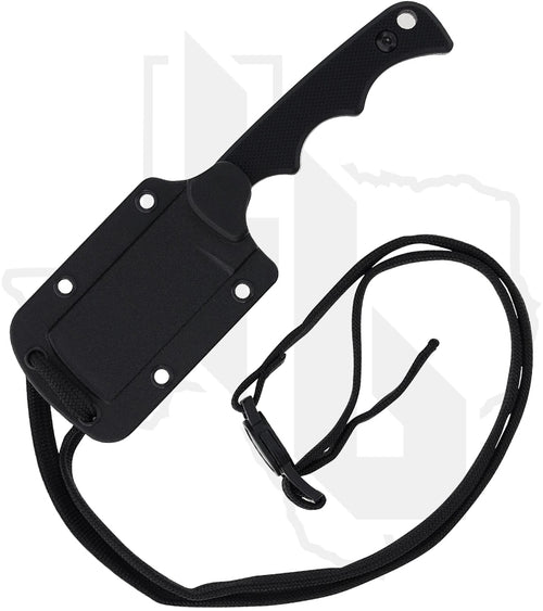 Smith & Wesson H.R.T Cleaver Neck Knife 1193153 - Black G-10, Titanium Nitride