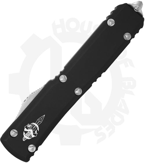 Microtech Ultratech 119R-10S - Hellhound Razor, Black