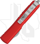 Microtech Ultratech 119W-10RDS - Warhound, Stonewashed, Red Aluminum
