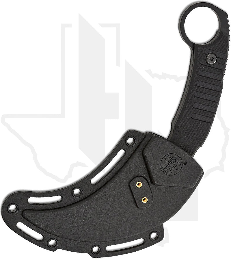 Smith & Wesson Extreme Ops Karambit 1208412 - Black G-10, Black Oxide