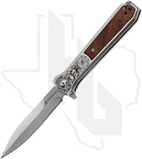 Smith & Wesson Unwavered Dagger 1208413 - Stainless Steel w/ Rosewood Inlays, Satin
