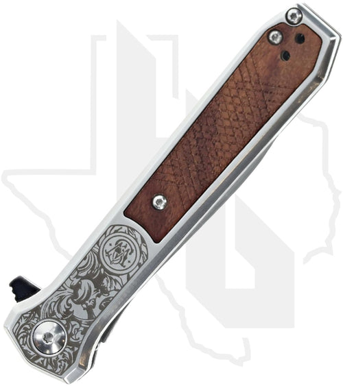 Smith & Wesson Unwavered Dagger 1208413 - Stainless Steel w/ Rosewood Inlays, Satin