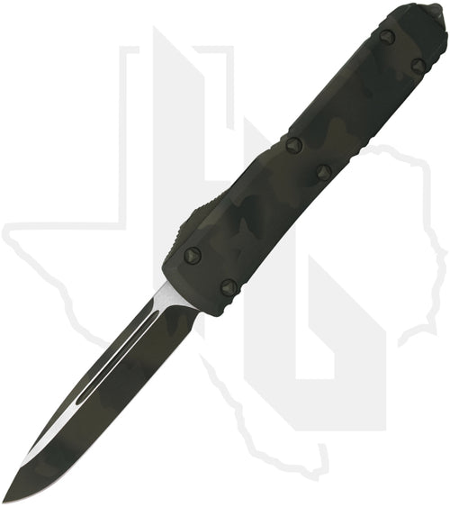 Microtech Signature Series Ultratech 121-1OCS - Single Edge, Olive Camo