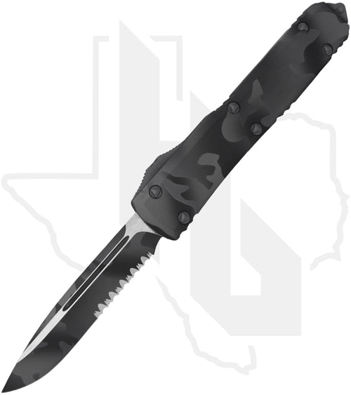 Microtech Signature Series Ultratech 121-2UCS - Single Edge, Urban Camo