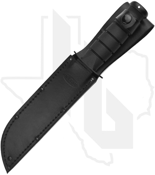 KA-BAR Full Size Fighting/Utility Knife 1212 - Black Kraton G, Serrated Edge