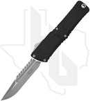 Microtech Signature Series Gen III Combat Troodon 1217-10APS - Interceptor, Apocalyptic, Black Aluminum