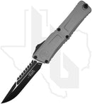 Microtech Signature Series Gen III Combat Troodon 1217-1NCS - Interceptor, Black, Natural Clear Aluminum