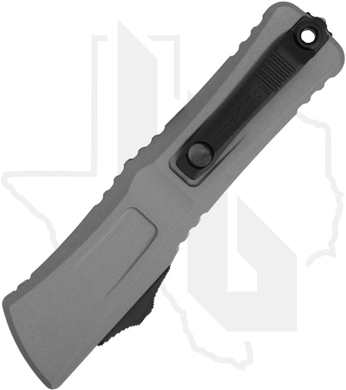 Microtech Signature Series Gen III Combat Troodon 1217-1NCS - Interceptor, Black, Natural Clear Aluminum