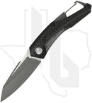 Kershaw Reverb 1220 - Black G-10, Carbon Fiber, Stainless Steel, TiCN