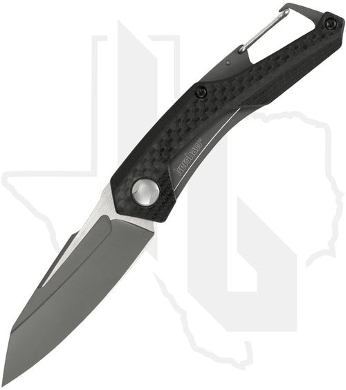 Kershaw Reverb 1220 - Black G-10, Carbon Fiber, Stainless Steel, TiCN