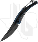 Kershaw Reverb XL 1225 - Blue G-10, Carbon Fiber, Stainless Steel, TiCN