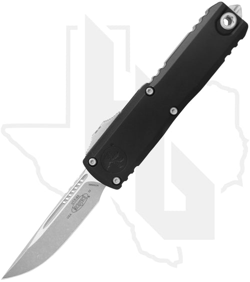 Microtech Gen IV UTX-85 12314-10AP - Single Edge, Apocalyptic, Standard Black