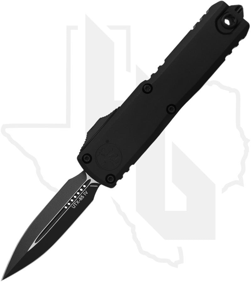 Microtech Gen IV UTX-85 12324-1T - Double Edge, Black Tactical