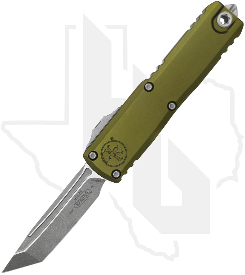 Microtech Gen IV UTX-85 12334-10APOD - Tanto Edge, Apocalyptic, OD Green