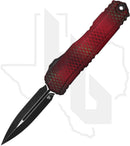 Microtech Signature Series Cypher II 1242-1RDX51S - Double Edge, Red X-51