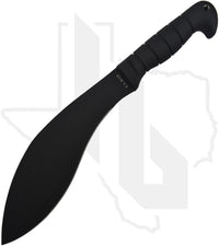 KA-BAR Kukri Machete 1249 - Black TPR, Straight Edge