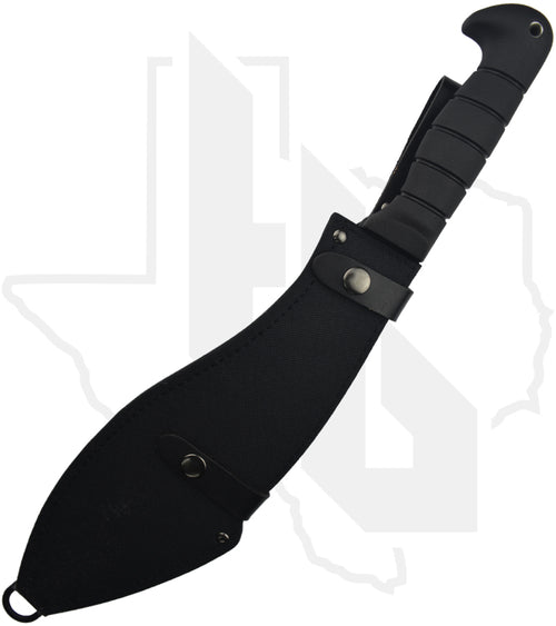 KA-BAR Kukri Machete 1249 - Black TPR, Straight Edge