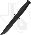 KA-BAR Short Fighting/Utility Knife 1257 - Black Kraton G, Serrated Edge