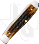 W.R. Case Mini Trapper 12771 - Molasses Bone, Kinfolks Jig (6207 SS)