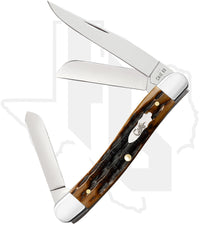 W.R. Case Medium Stockman 12772 - Molasses Bone, Kinfolks Jig (6318 SS)