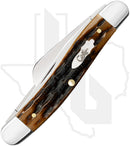 W.R. Case Medium Stockman 12772 - Molasses Bone, Kinfolks Jig (6318 SS)