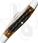 W.R. Case Medium Stockman 12772 - Molasses Bone, Kinfolks Jig (6318 SS)