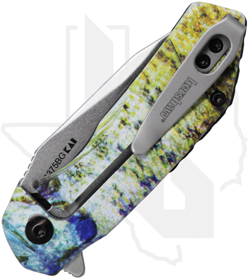 Kershaw Valve 1375BG - Bluegill CCI Stainless Steel, Stonewashed