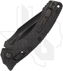 Microtech Signature Series Amphibian 137RL-2DLCTFLCFS - Single Edge, DLC, Fluted Carbon Fiber