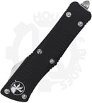 Microtech Troodon 138-10 - Double Edge, Stonewash, Black