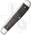 W.R. Case Trapper 14000 - Black Curly Oak Wood, Smooth (7254 SS)