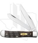 W.R. Case Trapper 14000 - Black Curly Oak Wood, Smooth (7254 SS)