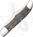 W.R. Case Folding Hunter 14008 - Black Curly Oak Wood, Smooth (7165 SS)