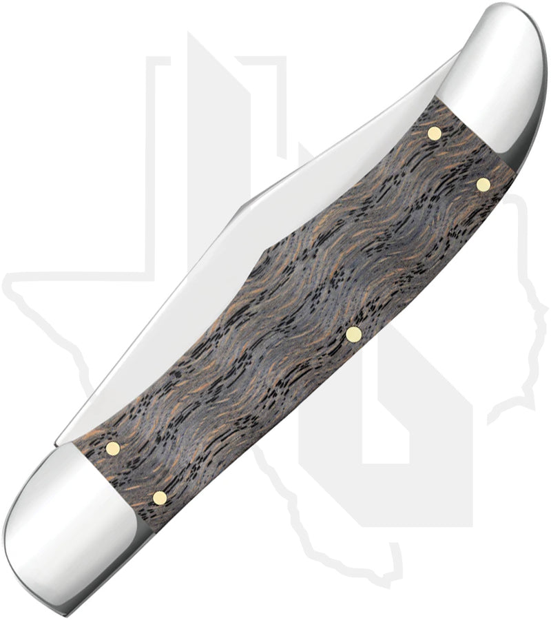 W.R. Case Folding Hunter 14008 - Black Curly Oak Wood, Smooth (7165 SS)