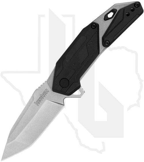 Kershaw Jetpack 1401 - Stainless Steel, Black GFN, Stonewashed