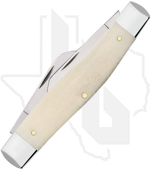 W.R. Case Large Stockman 14025 - Natural Bone, Smooth (6375 SS)