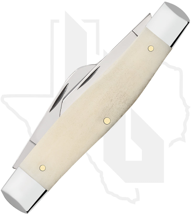 W.R. Case Large Stockman 14025 - Natural Bone, Smooth (6375 SS)