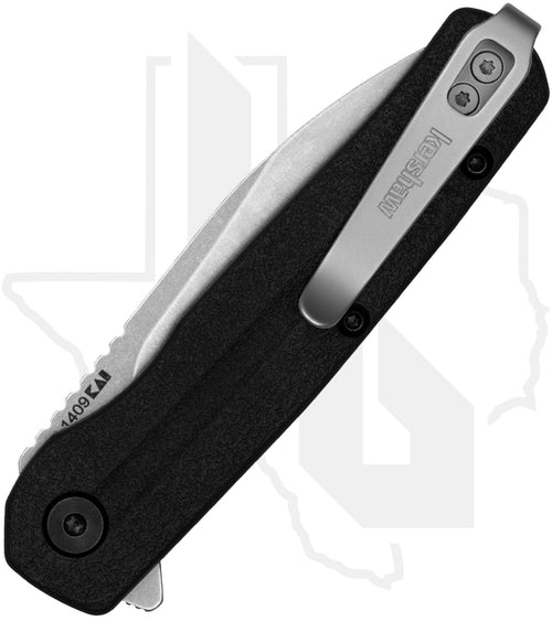 Kershaw Korra 1409 - Black GFN, Stonewashed