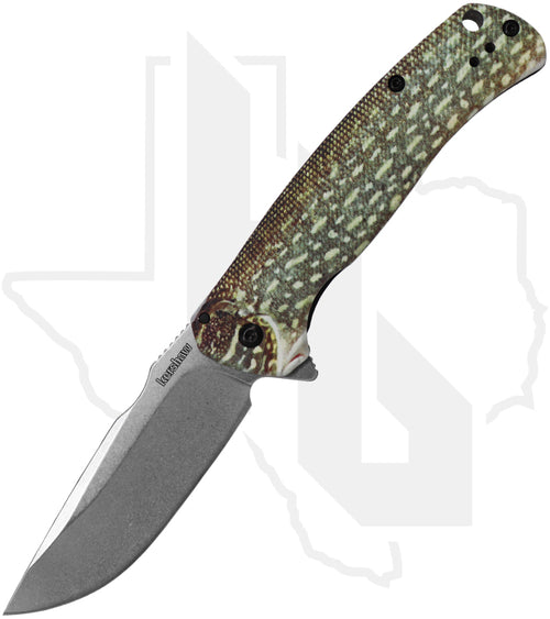 Kershaw Scour 1416NP - Nothern Pike CCI Stainless Steel, Stonewashed