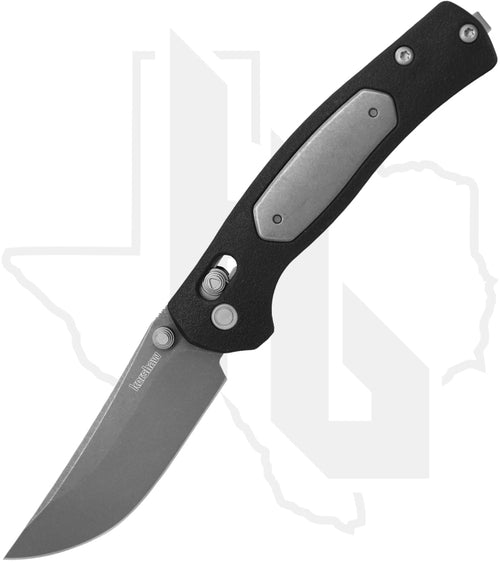 Kershaw Beskar 1439 - Dark Brown GFN w/ Steel Inlays, Working Finish