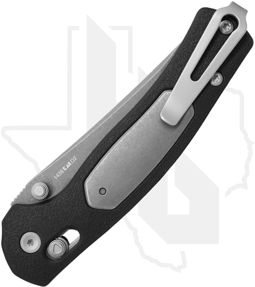Kershaw Beskar 1439 - Dark Brown GFN w/ Steel Inlays, Working Finish