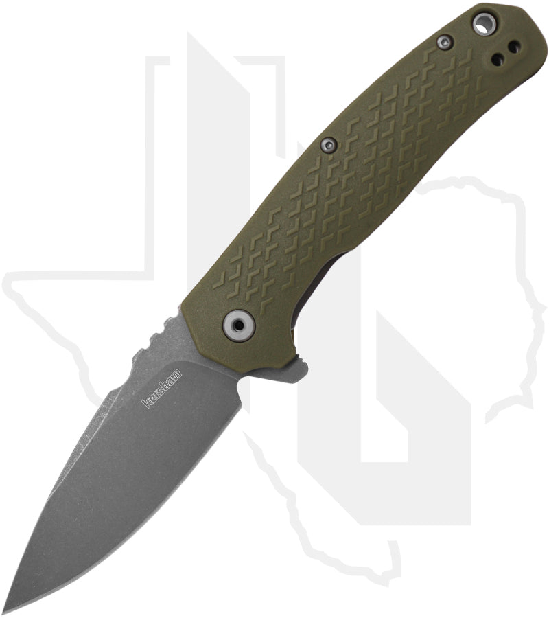 Kershaw Conduit XL 1442 - Olive GFN, Working Finish